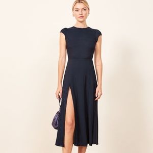 Reformation Gavin Dress (Navy)